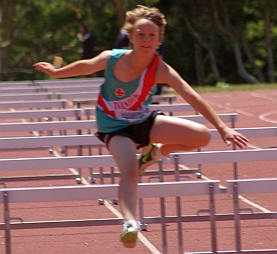 Under 14 Boys Hurdles