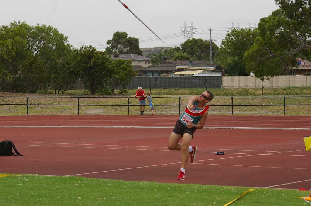 John throwing the Javelin