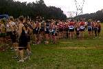 Simone lining up for the start of the Women's 6km race