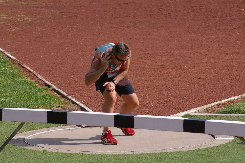 John in Shot Put ring