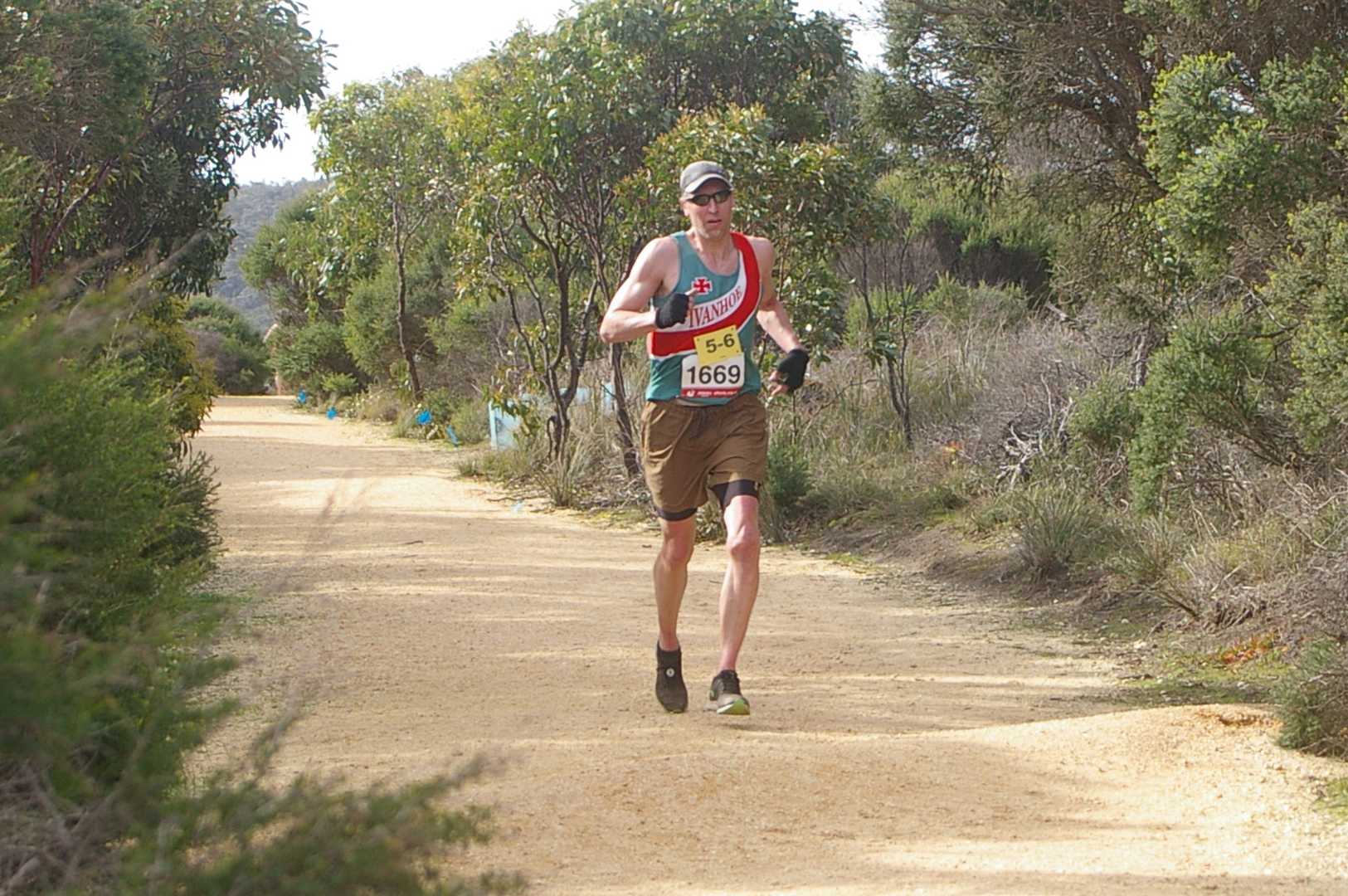 James heading back to the caravan park