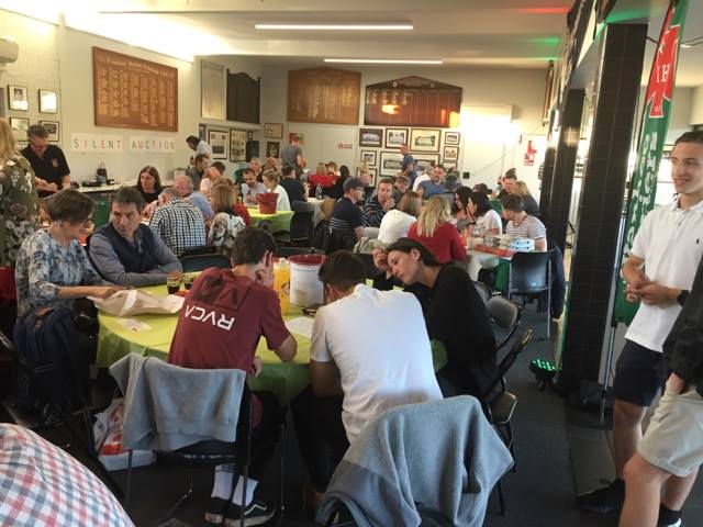 A shot of the pavilion showing some of the 100 in attendance.