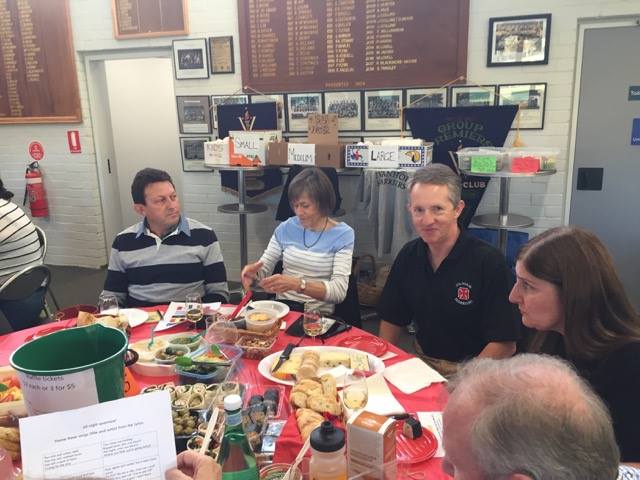 Ian and Megan Sloan from Box Hill AC, with good friends Barry and Dora Greig from Ivanhoe AC.