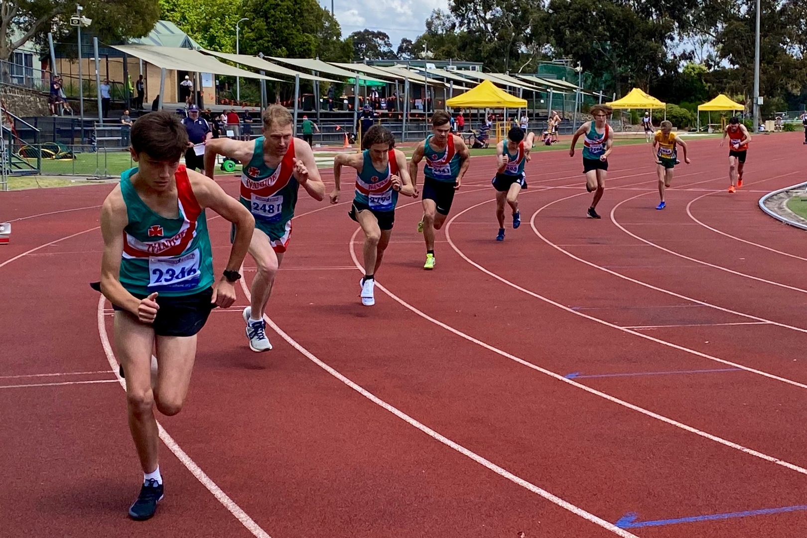 Alex, David, David, Jack, Harry and Ben (800m)