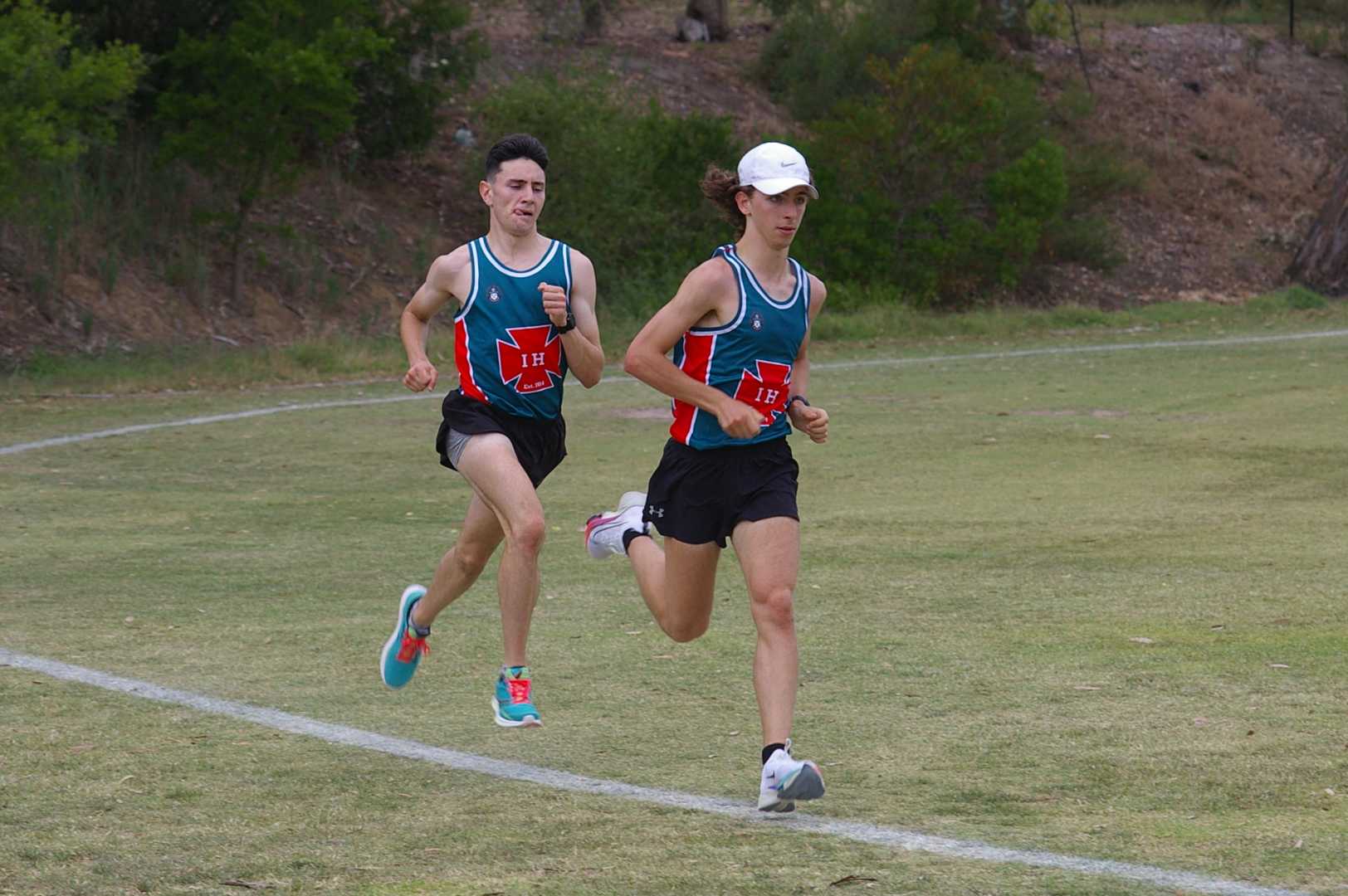 Harry and David training in new uniform